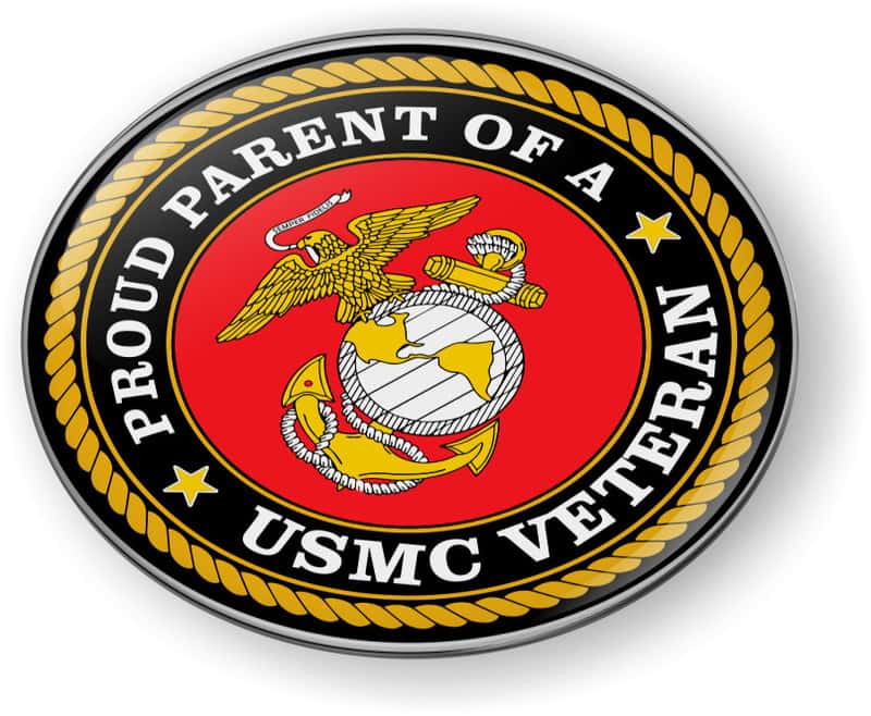 USMC - Proud Parent of a USMC Veteran USMC - Proud Parent of a USMC Veteran